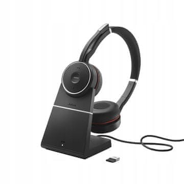 shumee Jabra Evolve 75+ UC stereo Bluetooth slušalke