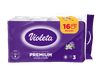 Violeta Premium toaletni papir Sivka, 3-slojni, 16/1