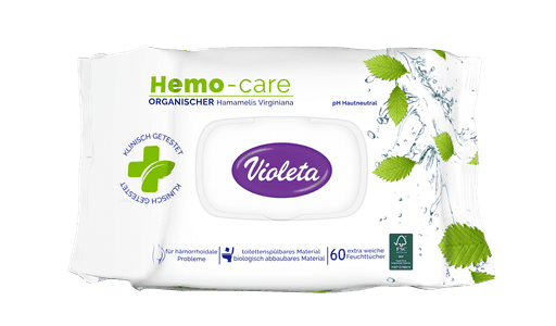 Violeta HemoCare vlažni toaletni papir, 60/1