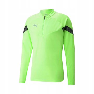 shumee Y4127 PUMA teamFINAL Training 1/4 Zip Top Fizzy Lime MOŠKI SVEATSHIRT XS