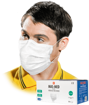 shumee REIS TROSLOJNA ZAŠČITNA MASKA, PAKIRANJE 50 KOSOV.