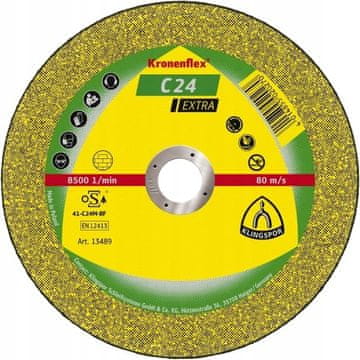 KLINGSPOR C24EX disk 125x2,5x22 KAMEN BETON