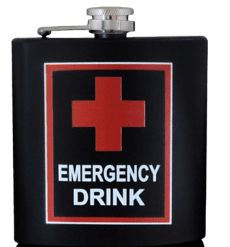 shumee Elegantna termoska Gentelo iz nerjavečega jekla 180 ml črne barve