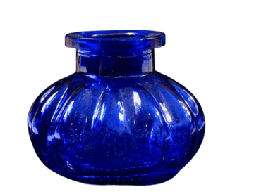 shumee Modri vrč za nargilo, majhna steklenica za vodo, vaza za nargilo