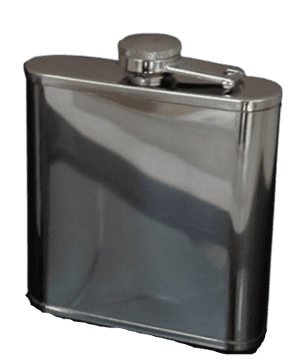 shumee Gentelo Elegant Hip Flask 180 ml Nerjaveče jeklo Srebrna - Gentelo