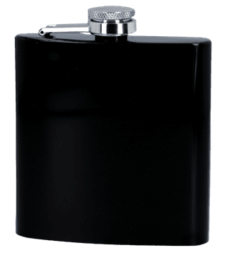 shumee Gentelo črno lakirana termoska iz nerjavečega jekla 180 ml