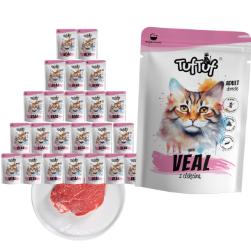 shumee TUF TUF Luncheon meat s teletino - mokra hrana za mačke - 24 x 300 g
