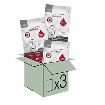 shumee PLATINUM polvlažna hrana za odrasle jagnjetine z rižem 15 kg