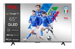 shumee TCL 65P79K QLED 65" 4K Ultra HD Google TV Dolby Atmos DVB-T2 kovinski