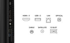 shumee TCL 65P79K QLED 65" 4K Ultra HD Google TV Dolby Atmos DVB-T2 kovinski