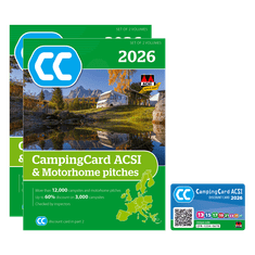 ACSI ACSI kartica in vodič po kampih in postajališčih 2026