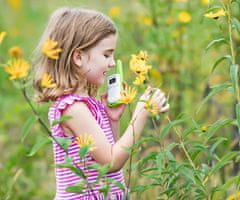 Motorola T42 walkie talkie komplet, 16 kanalov, doseg 4km, modro oranžen + dodatki