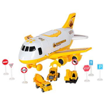 Luniks Transportno letalo + 3 gradbena vozila