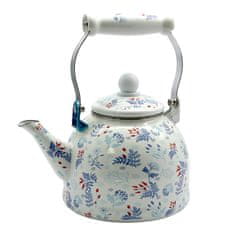 Čajnik s cedilom Šipek 2l / indukcija / emajl, inox