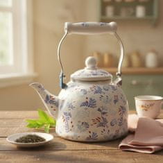 Čajnik s cedilom Šipek 2l / indukcija / emajl, inox