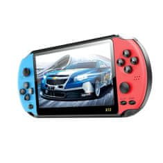 EVEON X12 prenosna igralna konzola, rdeča/modra