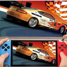 EVEON X12 prenosna igralna konzola, rdeča/modra