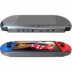 EVEON X12 prenosna igralna konzola, rdeča/modra