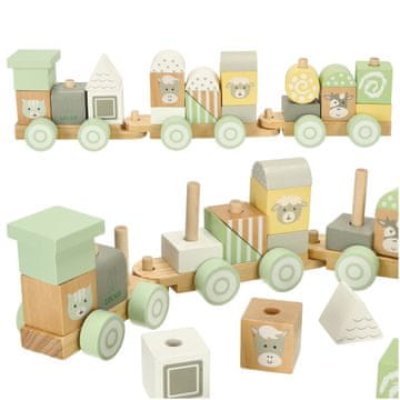 MG Farm Train leseni vlakec, zelen