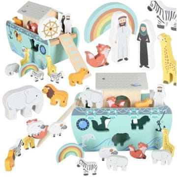 MG Sortio lesena vstavljanka Noetova barka