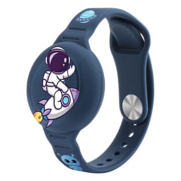MG Kids Astronaut pašček za Apple AirTag, modro