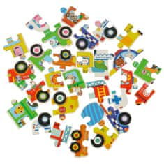 MG Fun Set sestavljanke prometna vozila, 6 vzorcev