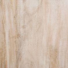 Vidaxl Strani šal Bel pranje finiš 90 x 33 x 75 cm Masiven les manga