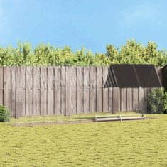 Vidaxl Kletka za piščance 2 pcs srebrna 600 x 100 x 210 cm