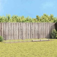 Vidaxl Kletka za piščance 2 pcs srebrna 600 x 100 x 210 cm
