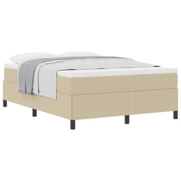 Vidaxl Postelja z vzmetnico Siva zelena 160 x 200 cm Žametna tkanina