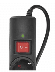 Emos P54219 prenapetostna zaščita – 6 vtičnic, 3 m, črna