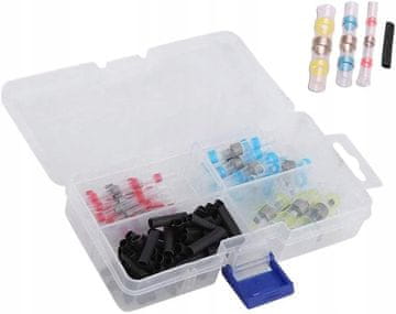 Korbi Set Termoskrčljiva Spojka s Kositrom, 100 kosov