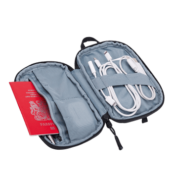 Subterra 2 PowerShuttle organizator elektronike, S, črn