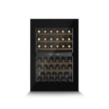 CASO WineDeluxe WD 41 črna vgradna vinska vitrina 120W