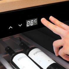 CASO WineChef Pro 40 črna vinska vitrina 70W