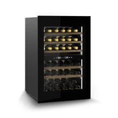 CASO WineDeluxe WD 41 črna vgradna vinska vitrina 120W