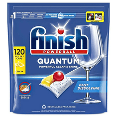 Finish  Quantum All-in-1 LEMON 120/1, kapsule za pomivalni stroj