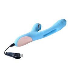 Zenn VIBRATOR RABBIT Zenn Sucking Flap Blue