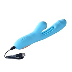 Zenn VIBRATOR RABBIT Zenn Sucking Flap Blue