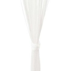 Vidaxl Zavese iz nitk 2 kosa 140x250 cm bele barve