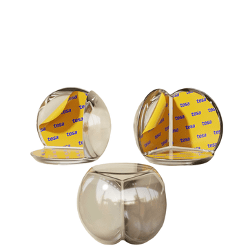 Nikcorp Silikonski ščitniki za vogale pohištva 18 kosov | Prozorna zaščita za otroke | Samolepilni varnostni ščitniki za mize