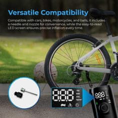 AutoSky AAC-301– digitalna auto pumpa za pnevmatike (150 PSI)