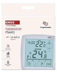 Emos P56A01 sobni žični OpenTherm termostat s programiranjem