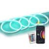 Ksix KSIX SmartLED neonski trak 5 m, rezljiv, 4.300 lm, sinhronizacija z glasbo, RGB