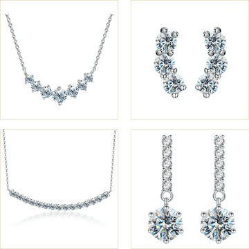 AVESTLINE Adventni komplet nakita Moissanit Eleganca