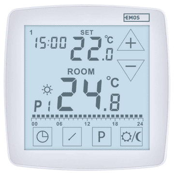 Emos P56A02 sobni žični OpenTherm termostat s programiranjem
