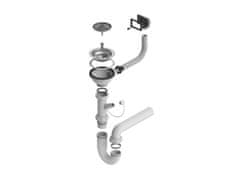 Alveus Enojni sifon 114-PP (1XSP 114 - HPV)