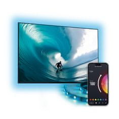 Ksix KSIX SmartLED TV trak 2 m, možnost krajšanja, 480 lm, Siri, RGB barve, do 70"
