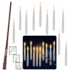 sarcia.eu Viseče sveče LED, ki jih upravljate z daljinskim upravljalnikom, komplet 10 kosov, čarobne sveče z daljinskim upravljalnikom
