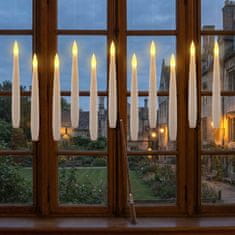 sarcia.eu Viseče sveče LED, ki jih upravljate z daljinskim upravljalnikom, komplet 10 kosov, čarobne sveče z daljinskim upravljalnikom